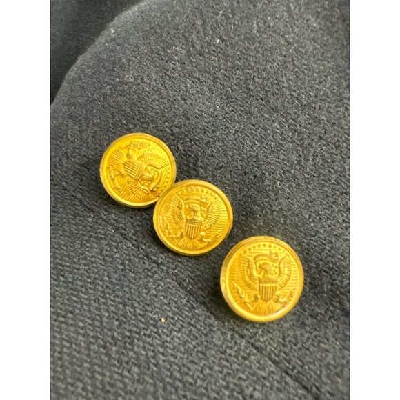 Vintage Pantter Wool Navy Blazer Jacket With Gold Buttons - Picture 6 of 7